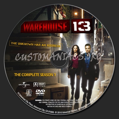 Warehouse 13 dvd label