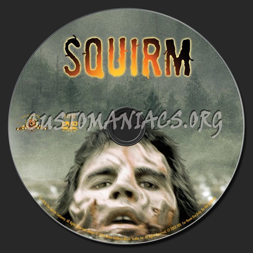 Squirm dvd label