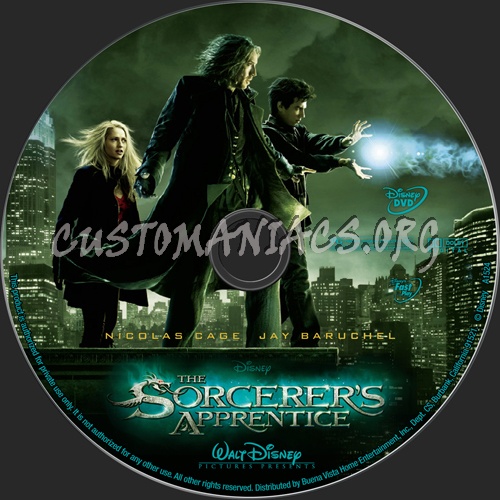 The Sorcerer's Apprentice dvd label