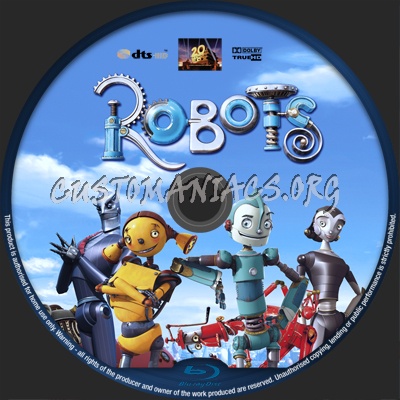 Robots blu-ray label