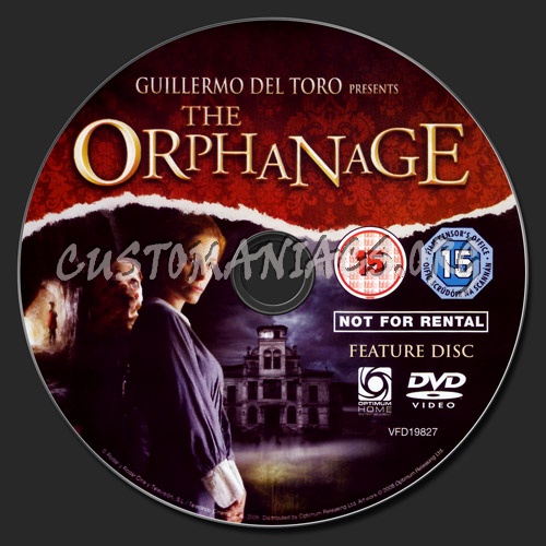 The Orphanage dvd label