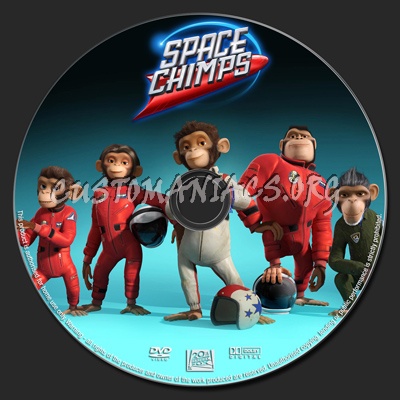 Space Chimps dvd label