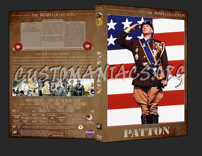 War Collection Patton dvd cover