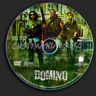 Domino dvd label