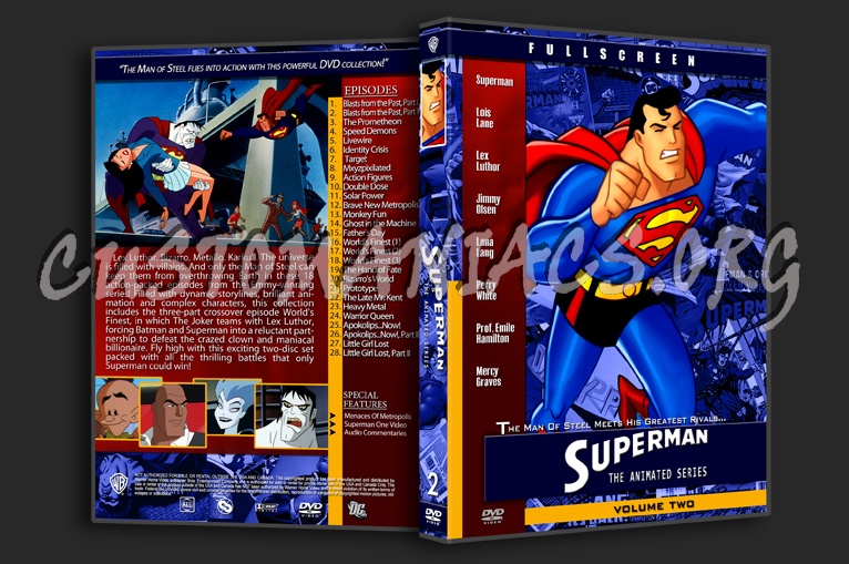 Superman The Animated Series dvd cover