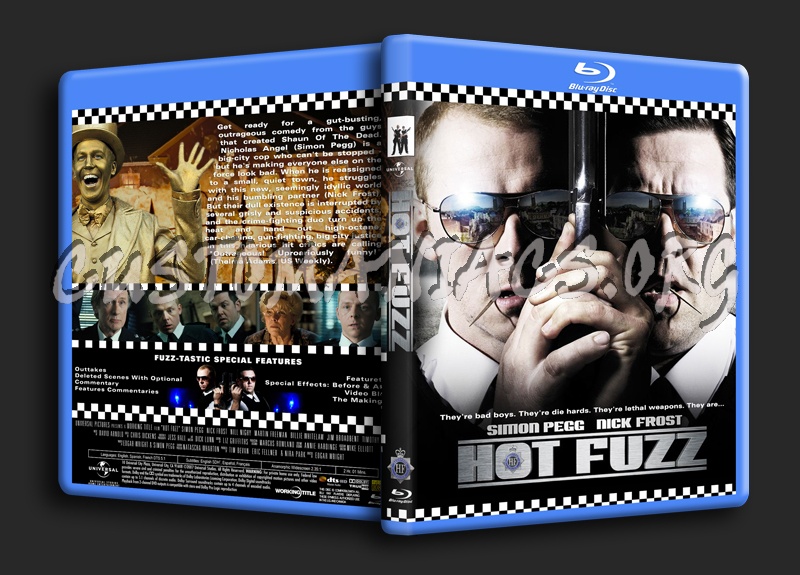 Hot Fuzz blu-ray cover