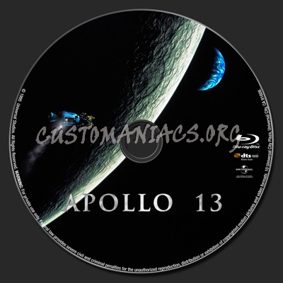 Apollo 13 blu-ray label - DVD Covers & Labels by Customaniacs, id ...
