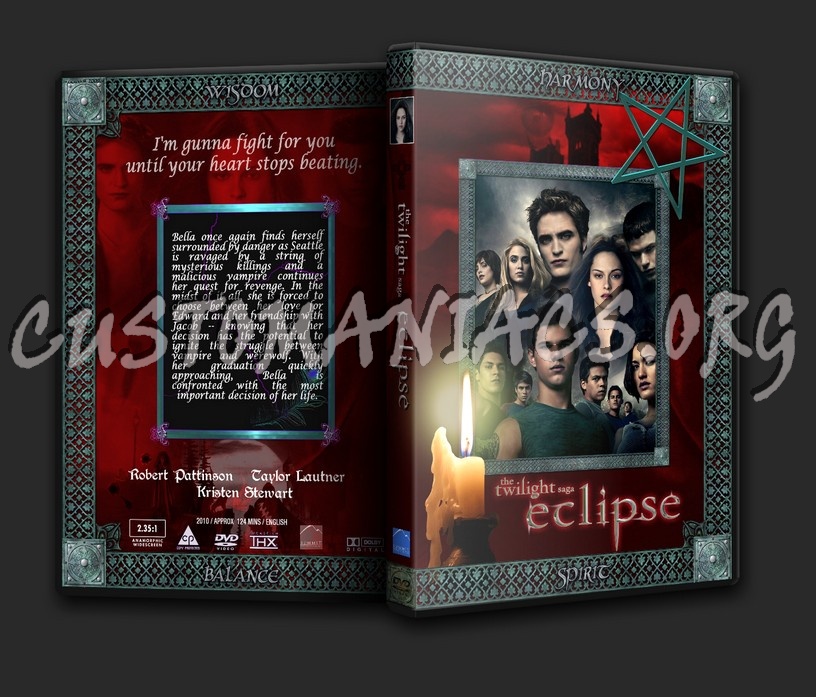 The Twilight Saga : Eclipse dvd cover