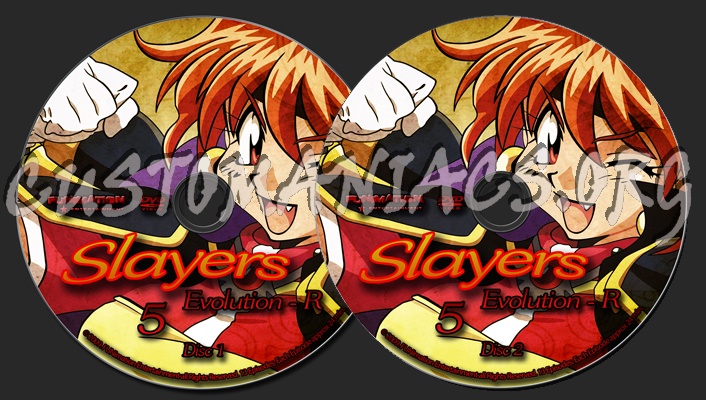 Slayers Evolution R Dvd Label Dvd Covers Labels By