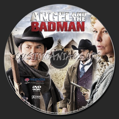 Angel and the Badman dvd label