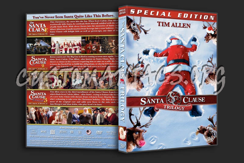 The Santa Clause Trilogy dvd cover