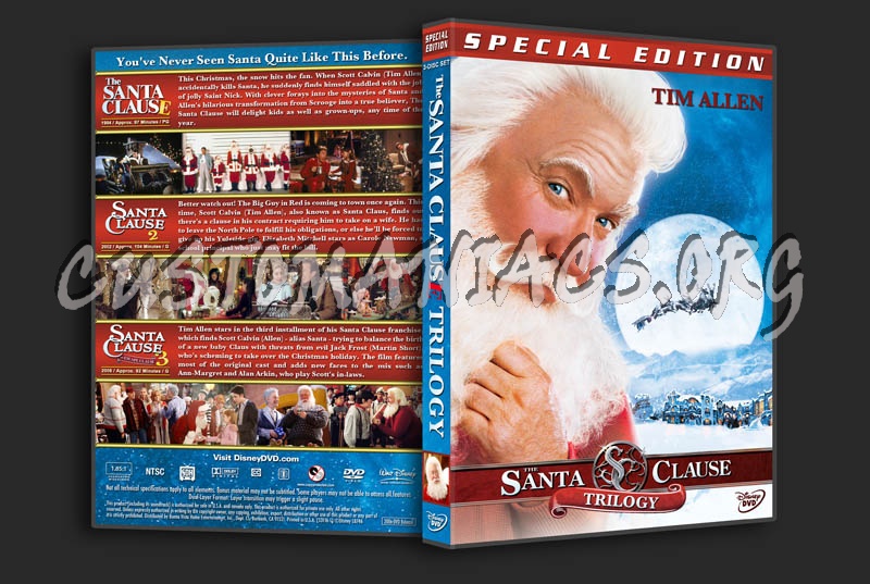 The Santa Clause Trilogy dvd cover