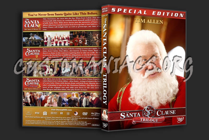 The Santa Clause Trilogy dvd cover