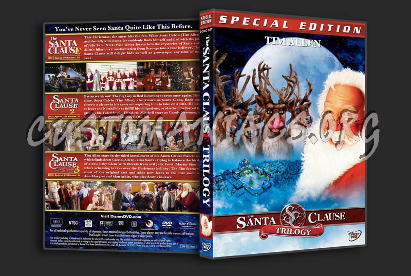 The Santa Clause Trilogy dvd cover