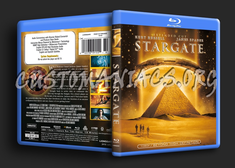 Stargate blu-ray cover