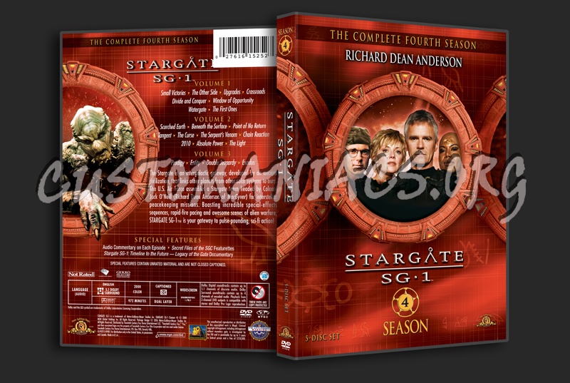 Stargate SG1 Season 4 dvd cover