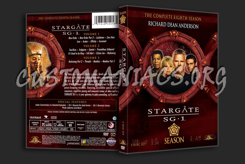 Stargate SG1 Season 8 dvd cover