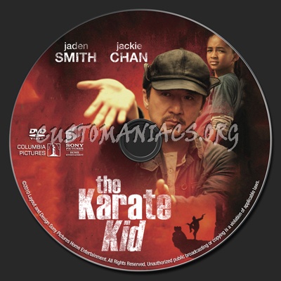 Karate Kid dvd label