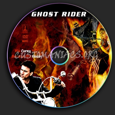 Ghost Rider dvd label