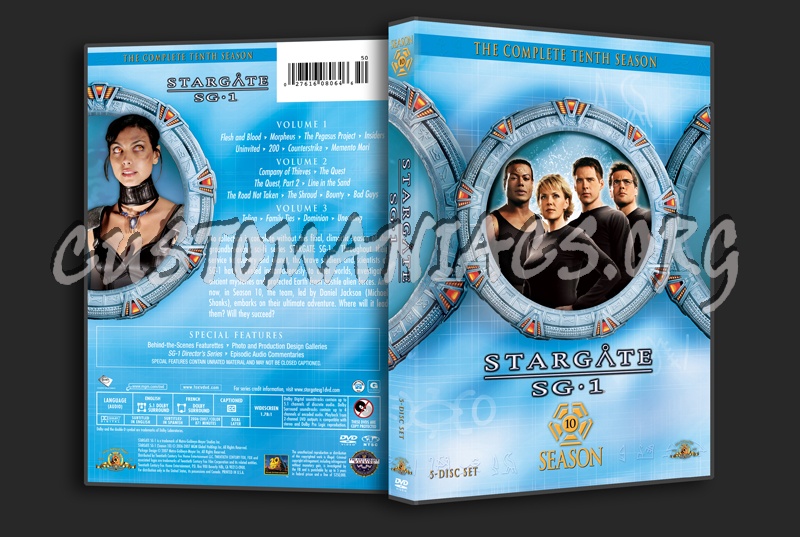 Stargate SG1 Season 10 dvd cover