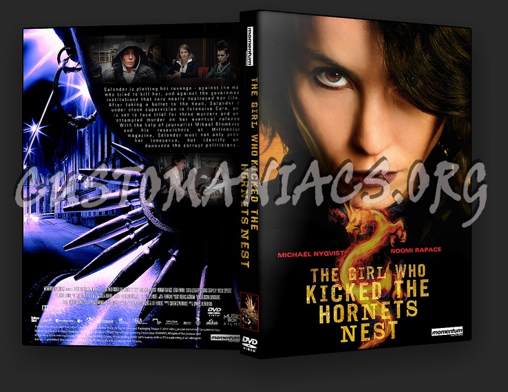 The Girl Who Kicked The Hornets' Nest dvd cover