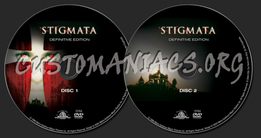 Stigmata dvd label