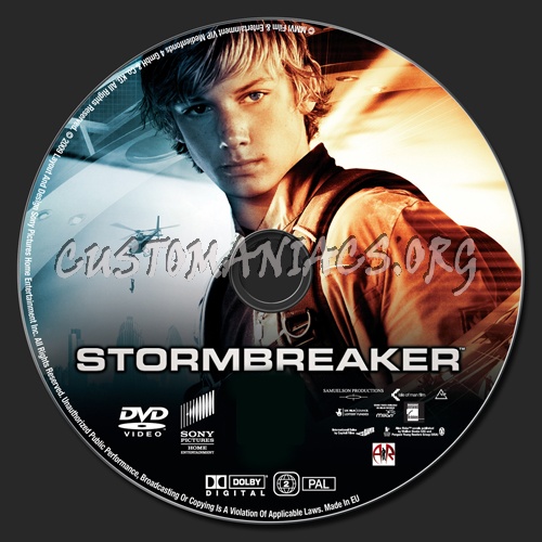 Stormbreaker dvd label