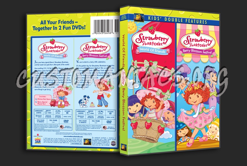 Strawberry Shortcake  World of Friends / Berry Blossom Festival dvd cover