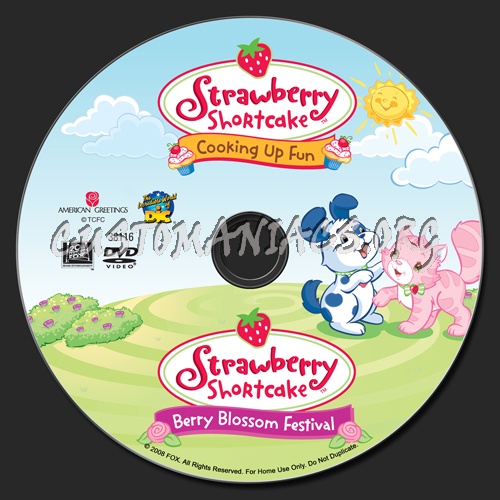 Strawberry Shortcake Cooking for Fun  Berry Blossom Festival dvd label