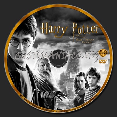 Harry Potter 1-6 dvd label