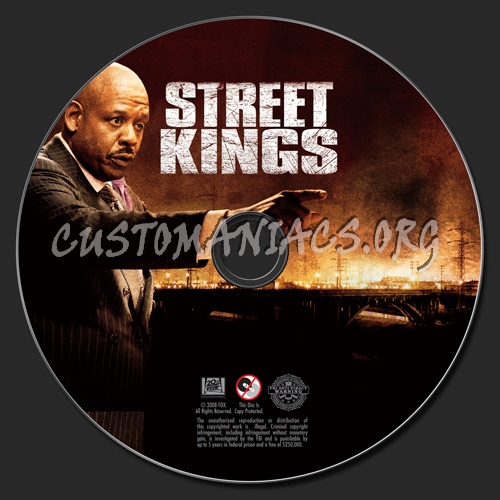 Street Kings dvd label