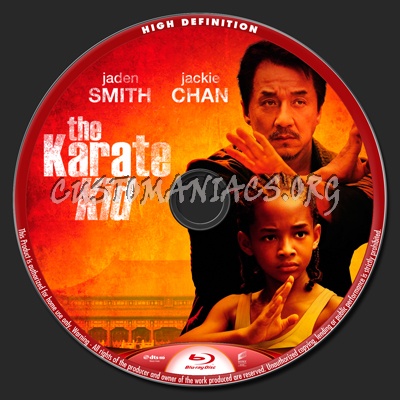 The Karate Kid (2010) blu-ray label