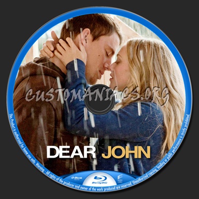 Dear John blu-ray label