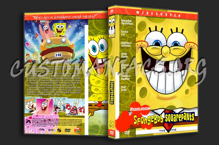 Spongebob Squarepants dvd cover