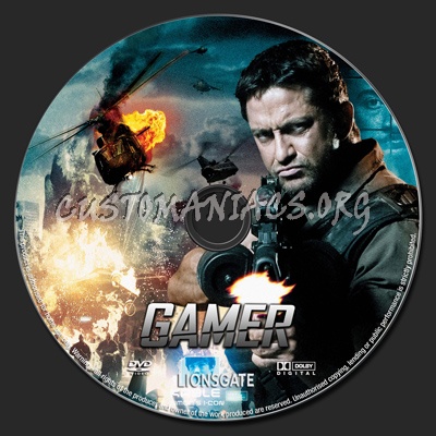 Gamer dvd label