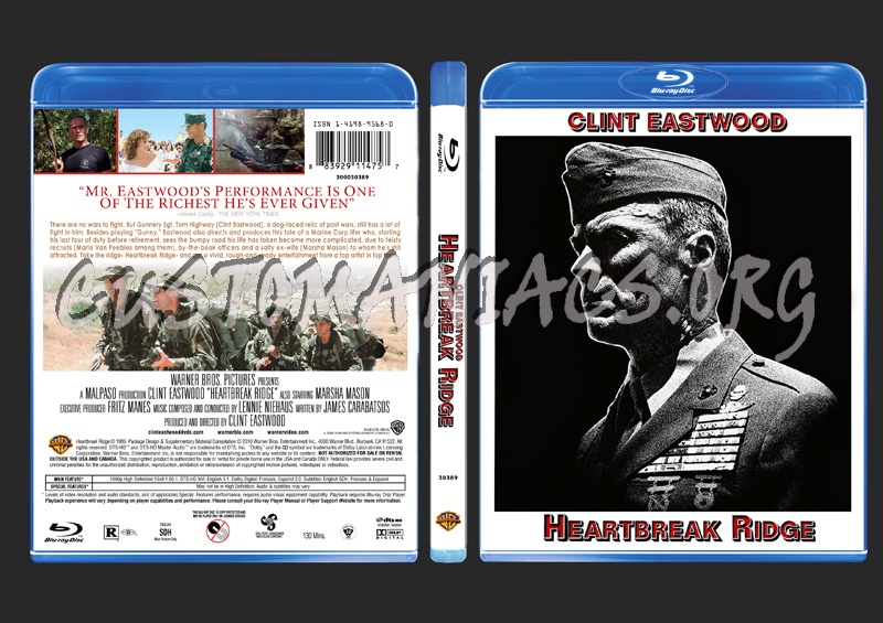 Heartbreak Ridge blu-ray cover