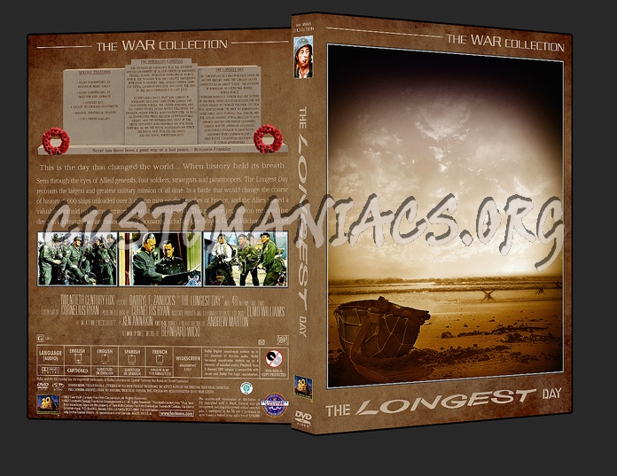 War Collection The Longest Day dvd cover