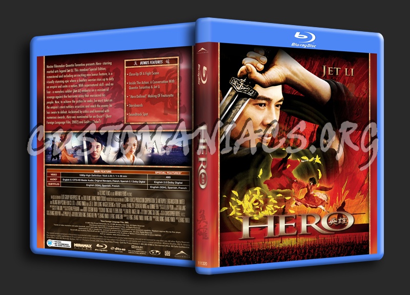 Hero blu-ray cover