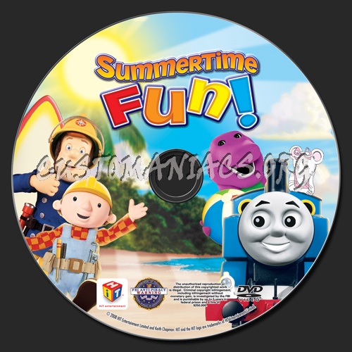 Summertime Fun! dvd label