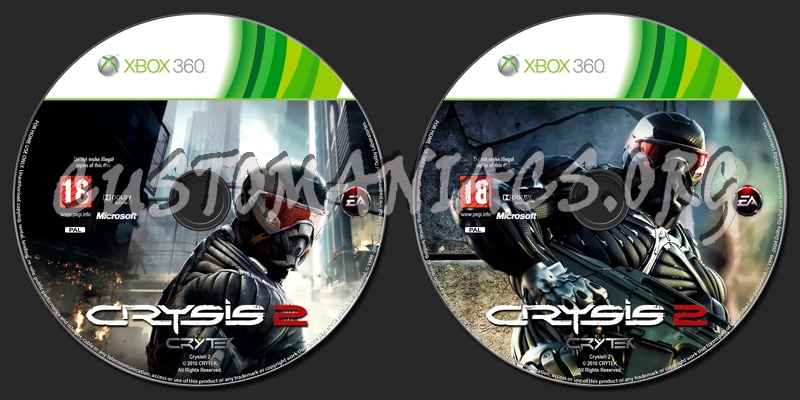 Crysis 2 dvd label