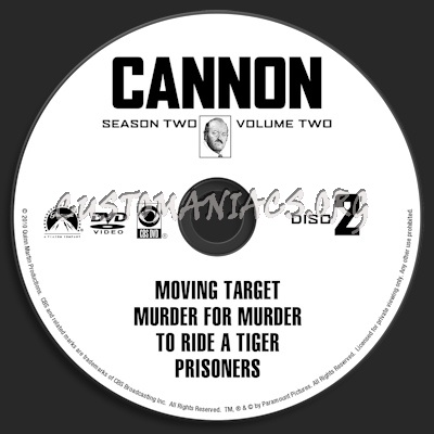 Cannon Season 2 Volume 2 dvd label