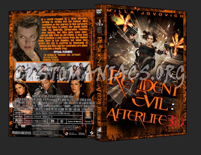 Resident Evil : Afterlife dvd cover