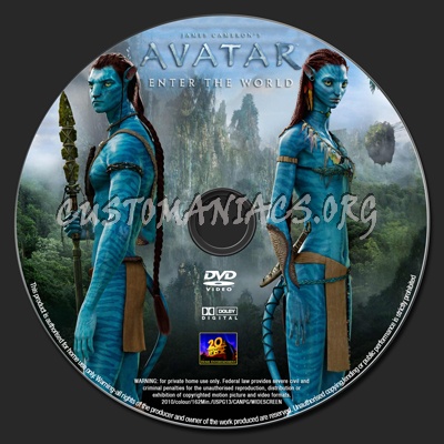 Avatar dvd label