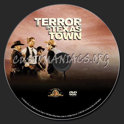 Terror in a Texas Town dvd label