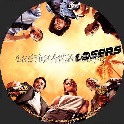 The Losers dvd label