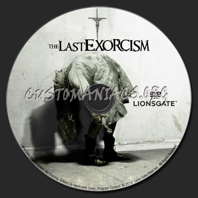 The Last Exorcism dvd label