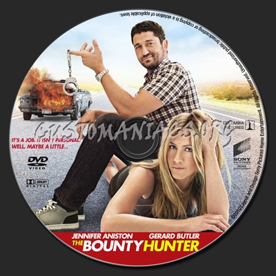 The Bounty Hunter dvd label