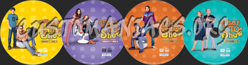 That '70's Show Season 7 dvd label