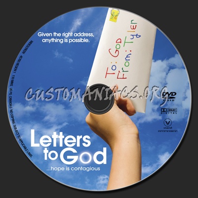 Letters to God dvd label