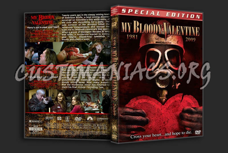 My Bloody Valentine Double Feature dvd cover